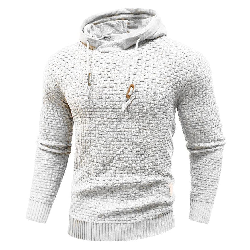 Miesten huppari, valkoinen