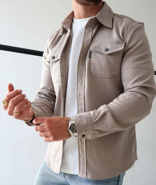 Miesten paitatakki, hengittävä overshirt