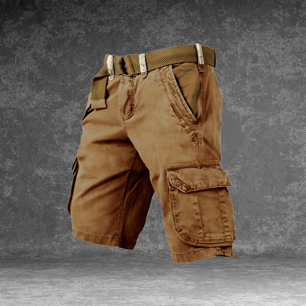 Miesten cargoshortsit ulkoiluun