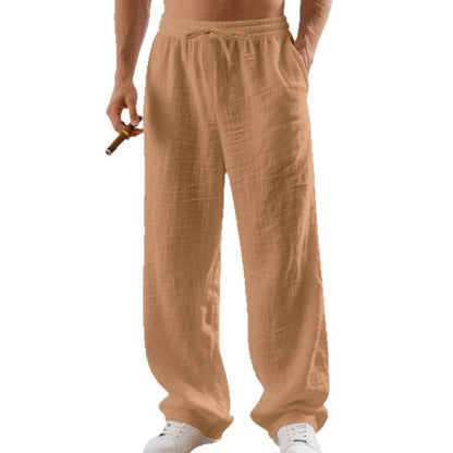 Miesten pellavahousut, koot S-XXXL