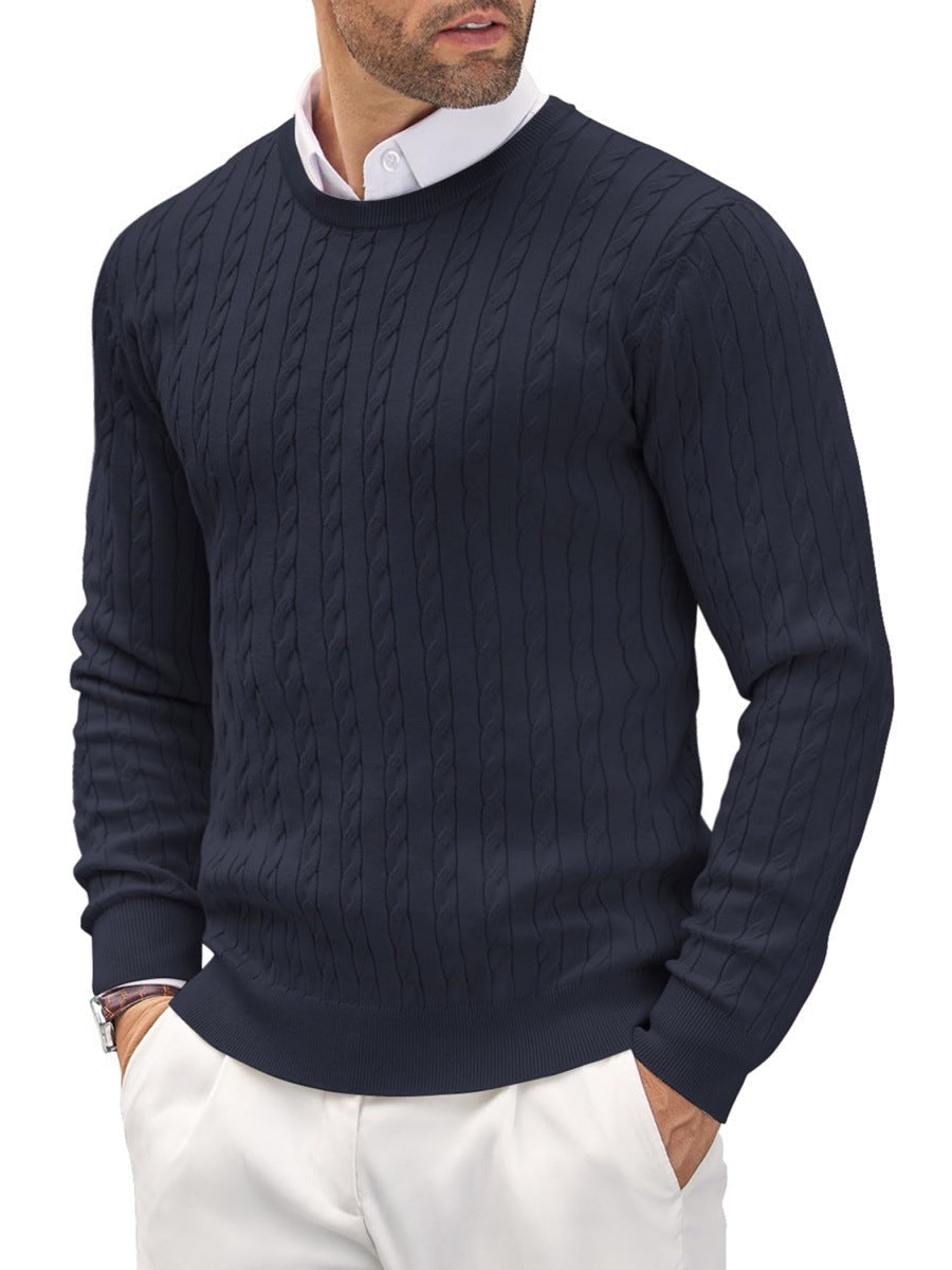Slim fit -neulepaita miehille