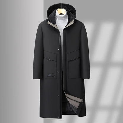 Miesten talvitakki, eristetty parka