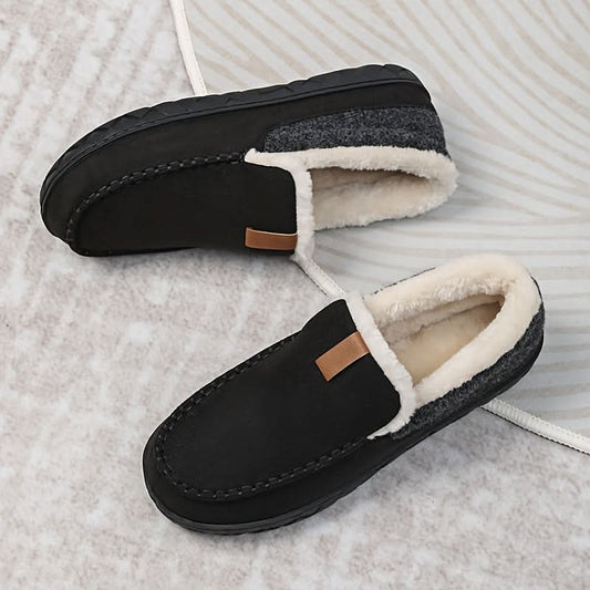 TERRAWOOL miesten tohvelit synteettisestä villasta, loafer-malli